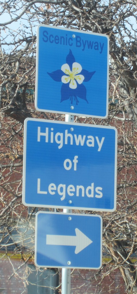 Highway of Legends sign