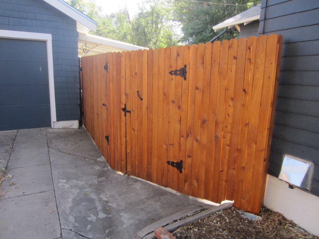 Fence front gate