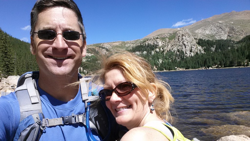Michelle and Chris at Boehmer Reservoir